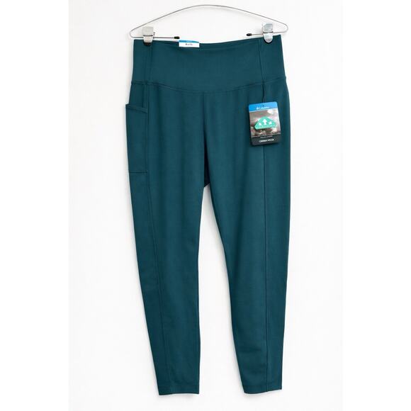 Columbia Omni-Wick Performance Leggings Womens L Regular Teal NWT - Picture 2 of 8